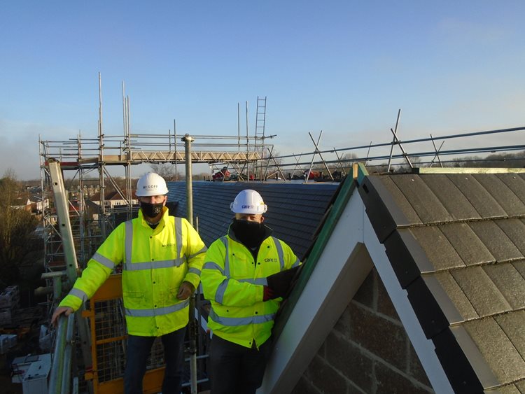 Team behind multi-million-pound Cambridge care home celebrates ‘topping out’